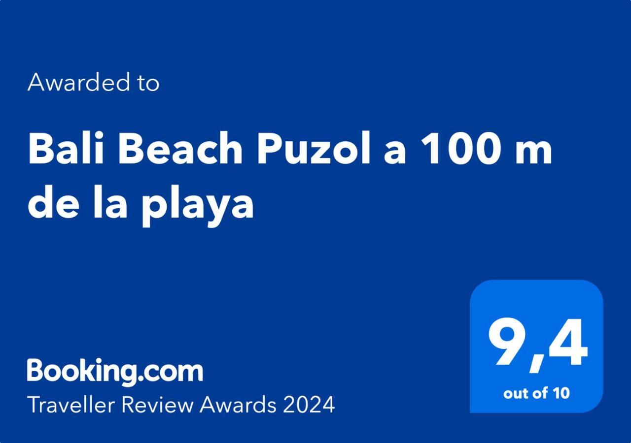 Bali Beach Puzol Relax Cerca De Valencia A 100 M De La Playa Con Ac Bagian luar foto